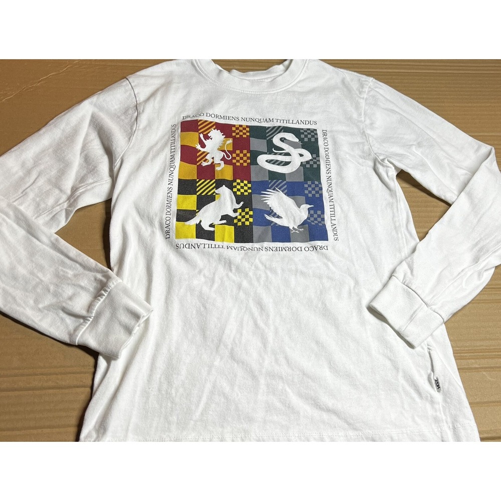 Harry Potter‎ Vans Youth T Shirt Size XS Girls Long Sleeve Extra Small Hogwarts - Picture 9 of 9